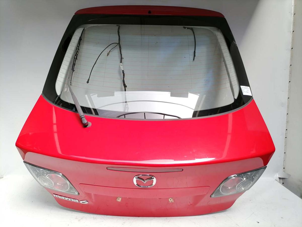 Mazda 6 GG original Heckklappe mit Heckscheibe Rot Fließheck Bj.2007